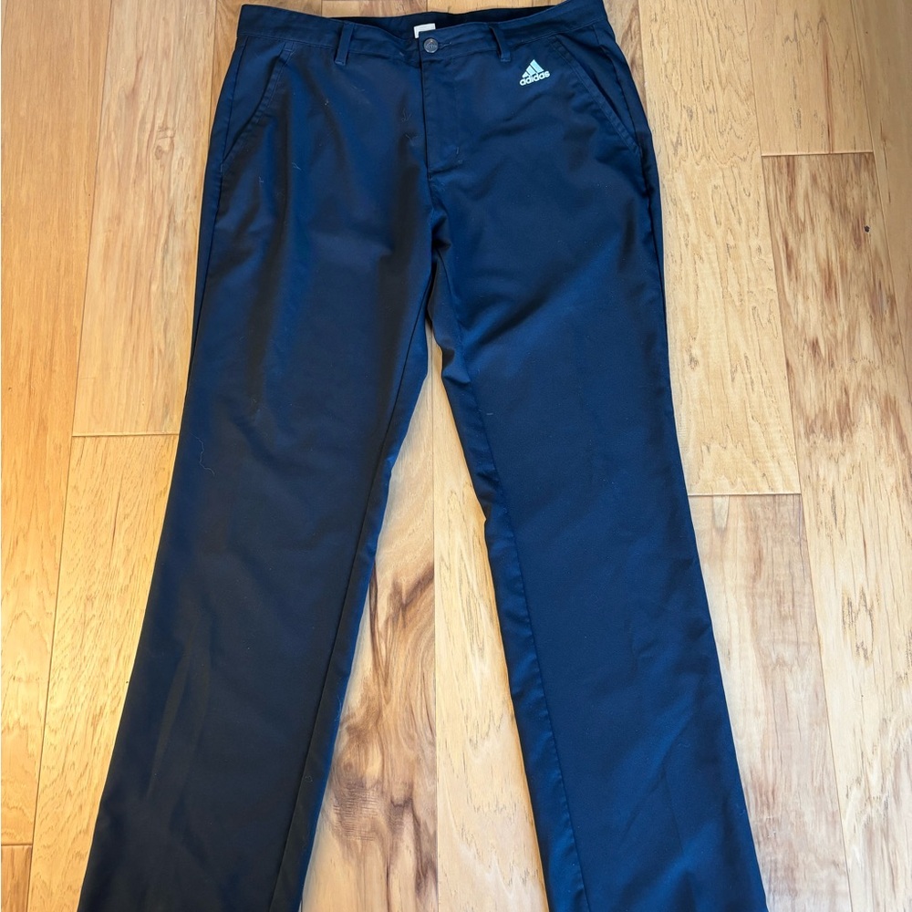 Adidas Black Chinos Sleek Casual Wear